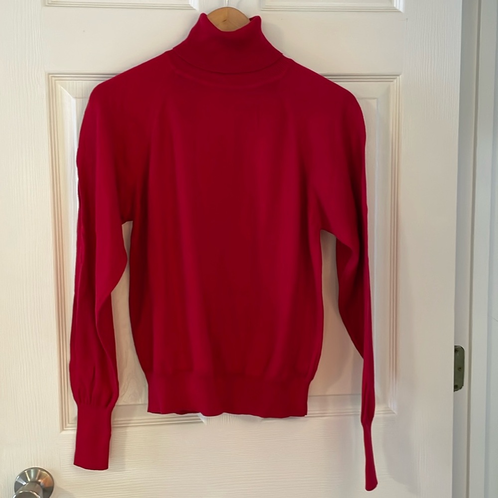 Talbots 100% Cotton Turtleneck Sweater Medium